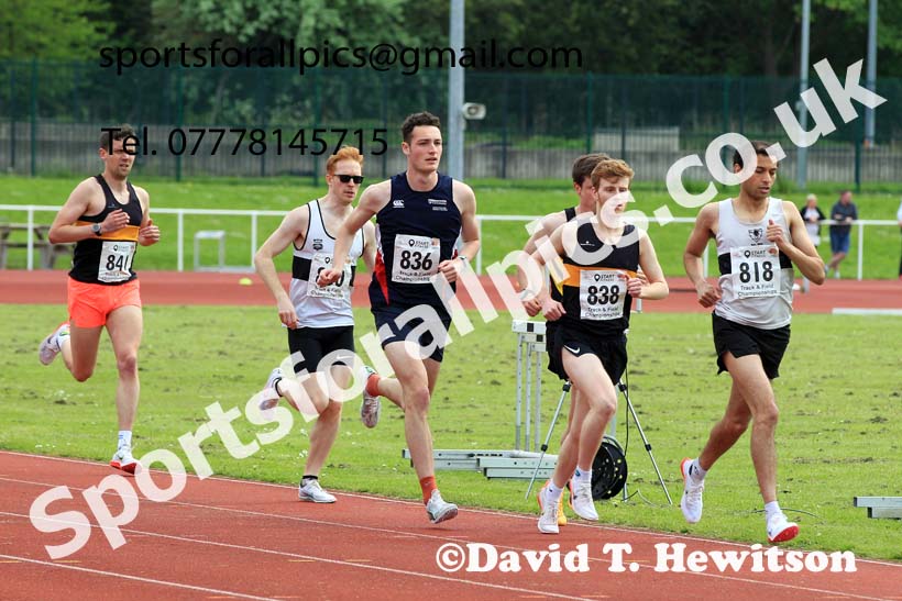 Senior Mens 5000 metres, 2023 North Eastern Track and Field Champs., Middlesbrough Sports Village, Middlesbrough. Photo: David T. Hewitson/Sports for All Pics
